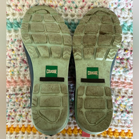 Cougar - Women’s Low Rubber Heeled Water Resistant Rain Boot - Size 8 - Picture 4 of 6